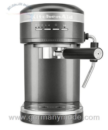 قیمت و خرید اسپرسو ساز کیچن اید آمریکا KitchenAid Artisan Espressomaschine,  Siebträger, halbautomatisch MEDAILLON SILBER