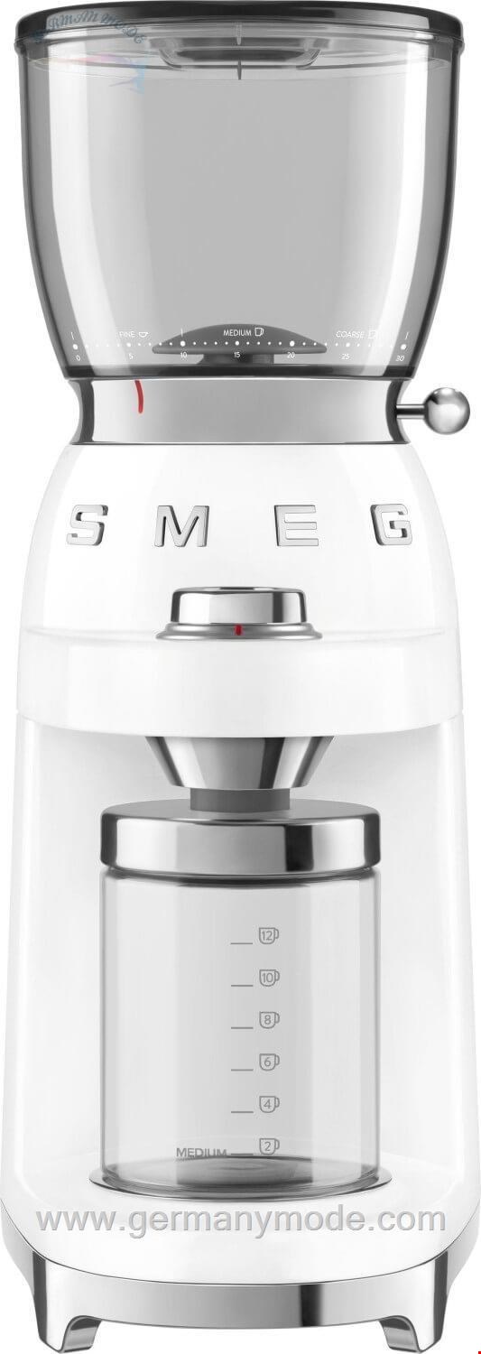 Coffee grinder CGF01WHEU, white Smeg