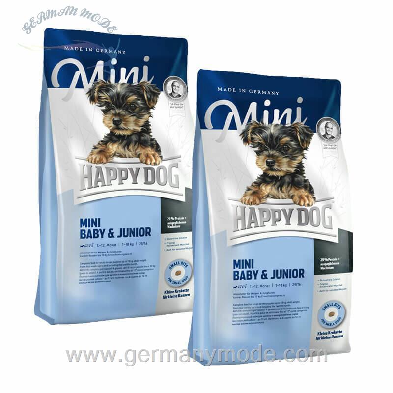 غذا خشک سگ هپی داگ آلمان Happy Dog Mini Baby &amp; Junior , 4 کیلوگرم , 8