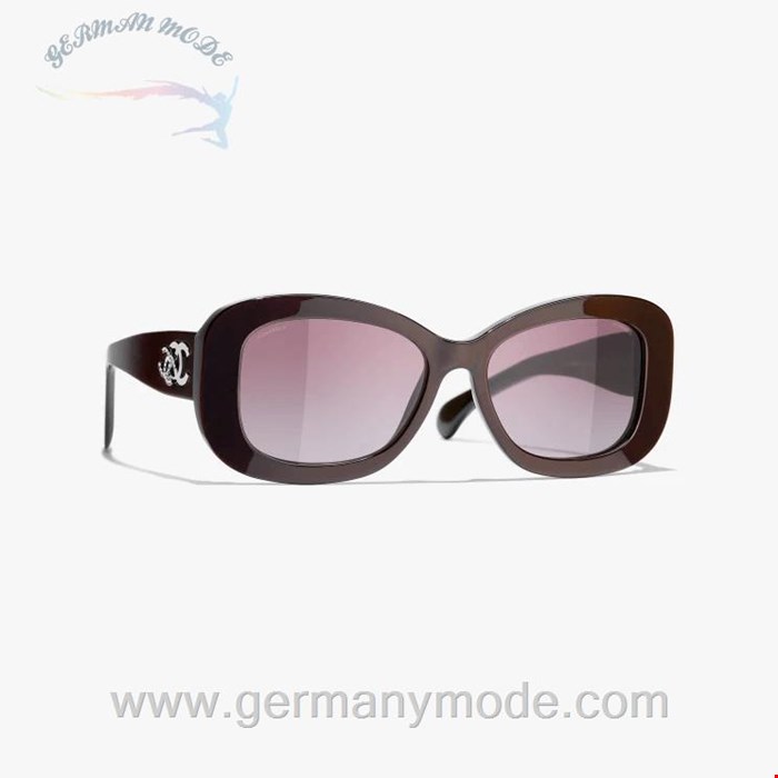 عینک آفتابی زنانه شنل فرانسه CHANEL RECHTECKIGE SONNENBRILLE 5468B 1705/S1