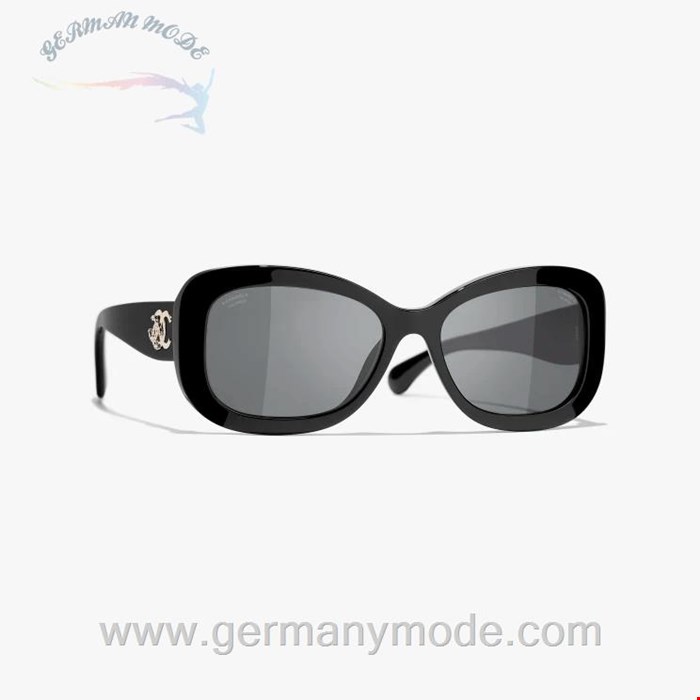 عینک آفتابی زنانه شنل فرانسه CHANEL RECHTECKIGE SONNENBRILLE 5468B C622/T8