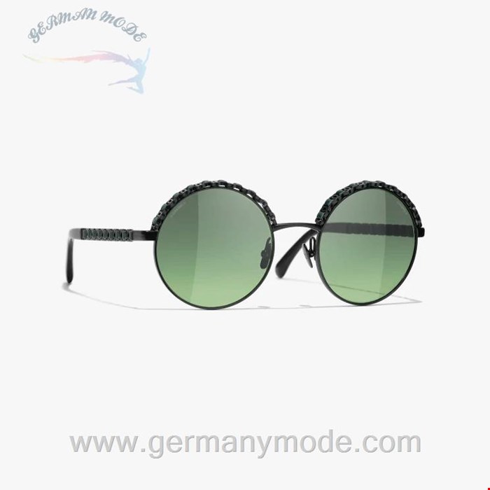 عینک آفتابی زنانه شنل فرانسه CHANEL RUNDE SONNENBRILLE 4265Q C101/2A