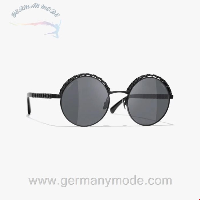 عینک آفتابی زنانه شنل فرانسه CHANEL RUNDE SONNENBRILLE 4265Q C101/S4