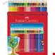  مداد رنگی 48 رنگ فابرکاستل آلمان FABER CASTELL Colour Grip Buntstift 48er Kartonetui