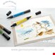  ماژیک حرفه ای 5 رنگ فابرکاستل آلمان FABER CASTELL Pitt Artist Pen Dual Marker Tuschestift 5er Kartonetui