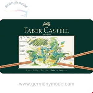 مداد رنگی پاستلی 36 رنگ فابرکاستل آلمان FABER CASTELL Pitt Pastellstift 36er Metalletui