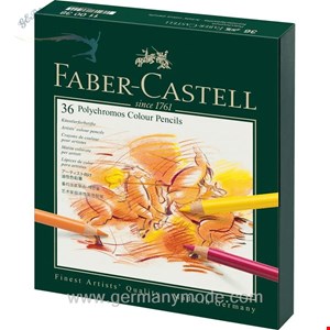 مداد رنگی 36 رنگ فابرکاستل آلمان FABER CASTELL Polychromos Farbstift 36er Atelierbox
