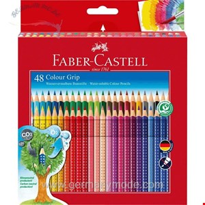 مداد رنگی 48 رنگ فابرکاستل آلمان FABER CASTELL Colour Grip Buntstift 48er Kartonetui