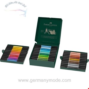 ماژیک حرفه ای 30 رنگ فابرکاستل آلمان FABER CASTELL Pitt Artist Pen Dual Marker Tuschestift 30er Kartonetui