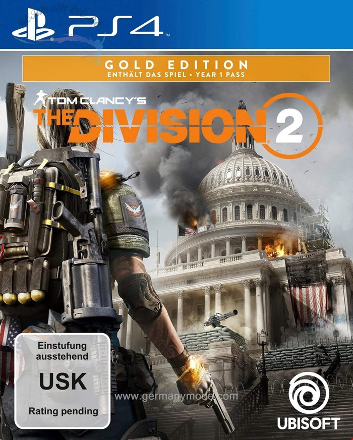 سی دی بازی پلی استیشن Tom Clancy s The Division 2 Gold Edition