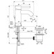  شیر مخلوط روشویی پایه کوتاه ایدیل استاندارد Ideal Standard Ceraline Waschtisch Einhebelmischer 100mm mit Ablaufgarnitur chrom BC193AA