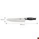  چاقو آشپزخانه 36.5 سانتیمتری کلارشتاین آلمان Klarstein Comfort Pro Serie 9 Kiritsukemesser Messer Schwarz