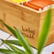  جعبه تی بگ پذیرایی کلارشتاین آلمان Klarstein Teebox Teekasten Bambus 8