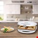  ساندویچ ساز کلترونیک آلمان CLATRONIC Sandwichmaker Sandwichtoaster ST 3477-750 W/weiß