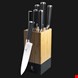  ست چاقو آشپزخانه پایه بامبو برلینگر هاوس مجارستان BERLINGER HAUS KNIFE SET / BAMBOO STAND  BH/2424 BLACK