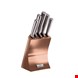  ست چاقو آشپزخانه 6 پارچه برلینگر هاوس مجارستان BERLINGER HAUS KNIFE SET WITH STAND  BH-2451 ROSE GOLD COLLECTION