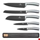  ست چاقو آشپزخانه 6 پارچه برلینگر هاوس مجارستان BERLINGER HAUS 6-PIECE KNIFE SET  BH/2533 MOONLIGHT COLLECTION  