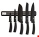  ست چاقو آشپزخانه 6 پارچه برلینگر هاوس مجارستان BERLINGER HAUS 6-PIECE KNIFE SET  BH/2536 BLACK SILVER COLLECTION