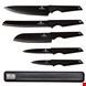  ست چاقو آشپزخانه 6 پارچه برلینگر هاوس مجارستان  BERLINGER HAUS 6-PIECE KNIFE SET BH-2682 BLACK