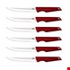  ست چاقو استیک آشپزخانه 6 پارچه برلینگر هاوس مجارستانBERLINGER HAUS STEAK KNIFE SET  BH-2781 BURGUNDY 