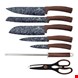  ست چاقو آشپزخانه 8 پارچه برلینگر هاوس مجارستان   BERLINGER HAUS 8-PIECE KNIFE SET WITH STAND BH/2836 FOREST LINE
