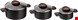  سرویس قابلمه 3 پارچه بالرینی ایتالیا Ballarini Click - Cook Topfset 3tlg