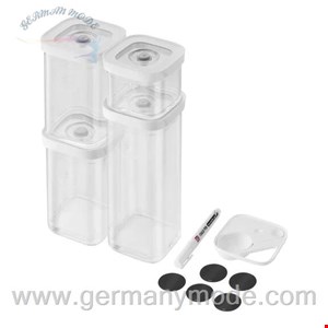 ظروف حبوبات زولینگ آلمان ZWILLING FRESH SAVE CUBE Set S / 6-tlg Transparent-Weiß