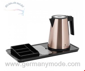 کتری برقی رویال کترینگ آلمان Royal Catering Wasserkocher - Kaffee- und Teestation - 1,2 L - 1800 W - golden