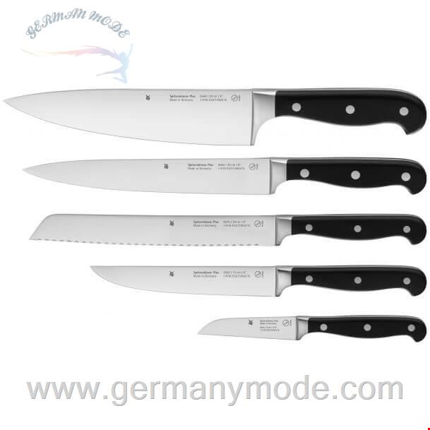 ست چاقو آشپزخانه 5 پارچه وی ام اف آلمان WMF Spitzenklasse Plus Messer-Set, 5-teilig