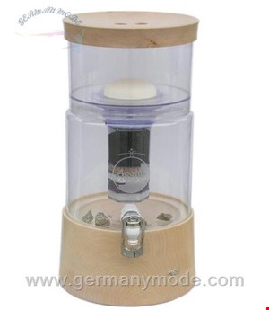دستگاه تصفیه آب آکالاکوئل AcalaQuell Wasserfilter Mini Echtholz Ahorn flach mit klarem Kristall Glas