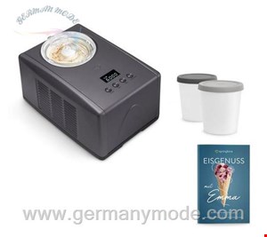 بستنی ساز 1.5 لیتری اسپرینگلین آلمان Springlane Emma Eismaschine mit Kompressor 1,5 anthrazit