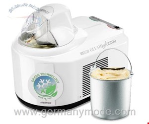 بستنی ساز 1.5 لیتری نموکس ایتالیا Nemox Gelato Chef 2200 I-Green Eismaschine 1,5 L weiß