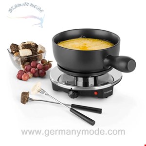 فوندو ساز کلارشتاین آلمان Sirloin Raclette mit Fondue Raclettegrill Schwarz 1200 watt