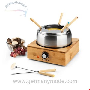 فوندو ساز کلارشتاین آلمان Klarstein Bambus Fondue Tisch-Grill Bambus 800 watt