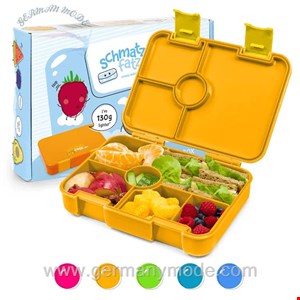 ظرف غذا و اسنک کودک کلارشتاین آلمان Klarstein schmatzfatz by Lite Lunchbox 6 Orange
