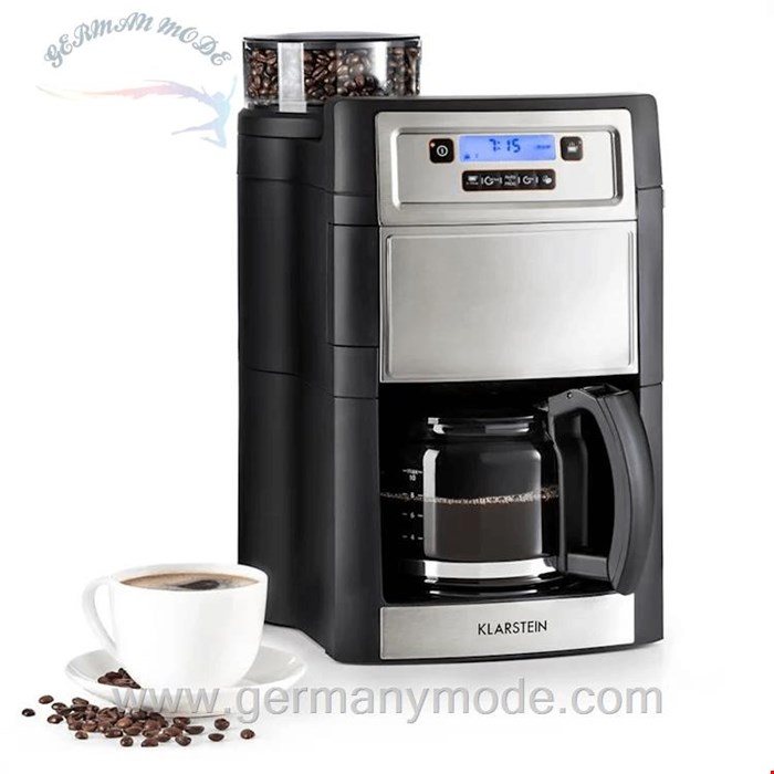 قهوه ساز آسیاب قهوه کلارشتاین آلمان Klarstein Aromatica II Kaffeemaschine 0 25 cm Kaffeemaschine Silber