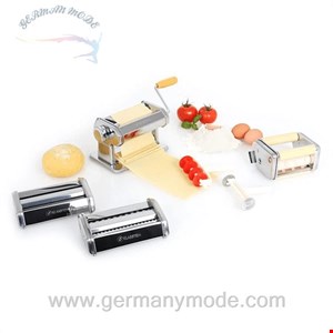 دستگاه پاستا ساز دستی کلارشتاین آلمان Klarstein Siena Argentea Maker Nudelmaschine Silber Nudelmaschine