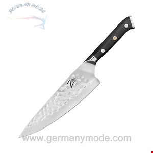چاقو آشپزخانه 34.3 سانتیمتری کلارشتاین آلمان Klarstein Alpha-Royal Japanese Serie 8 Chefkochmesser Messer Schwarz