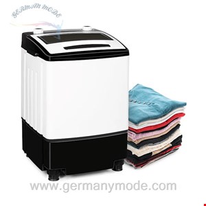 مینی واش کمپینگ کلارشتاین آلمان Klarstein Bubble Boost Waschmaschine Camping-Waschmaschine Schwarz
