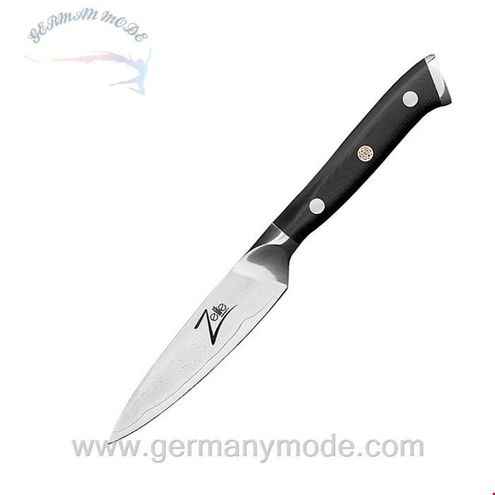 چاقو آشپزخانه 20.4 سانتیمتری کلارشتاین آلمان Klarstein Alpha-Royal Japanese Serie 4 Schälmesser Messer Schwarz