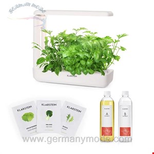 گلدان هوشمند آپارتمانی کلارشتاین آلمان Klarstein GrowIt Cuisine Starter Kit Salad Indoor Garten Set Weiß