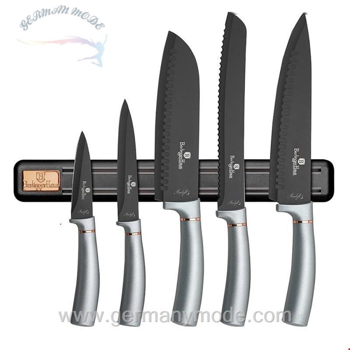 ست چاقو آشپزخانه 6 پارچه برلینگر هاوس مجارستان BERLINGER HAUS 6-PIECE KNIFE SET  BH/2533 MOONLIGHT COLLECTION  