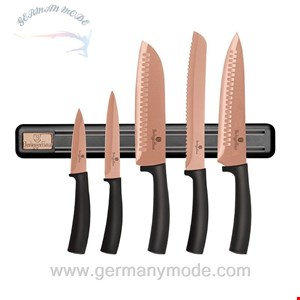 ست چاقو آشپزخانه 6 پارچه برلینگر هاوس مجارستان 6-PIECE KNIFE SET BERLINGER HAUS BH/2614 ROSE GOLD EDITION