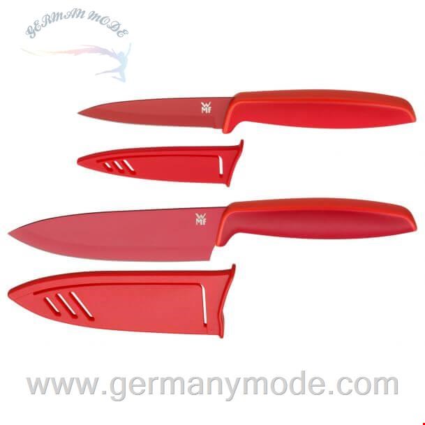 ست چاقو آشپزخانه 2 پارچه وی ام اف آلمان WMF Touch Messer-Set, 2-teilig, Rot