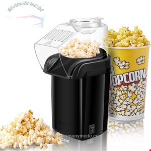 پاپ کورن ساز آمورکسیا Amorxia Popcornmaschine Popcornmaschine, Heißluft Popcorn Maker Machine für mit Messlöffel /schwarz