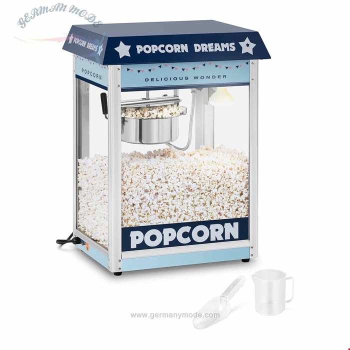 پاپ کورن ساز رویال کترینگ آلمان Royal Catering Popcornmaschine Royal Catering Popcornmaschine - blau/ RCPS-BB1