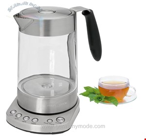 چایی ساز پروفی کوک آلمان ProfiCook Glas Tee Wasserkocher 2 in 1 PC-WKS 1020 G