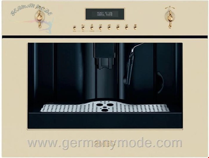 اسپرسو ساز تو کار اسمگ ایتالیا Smeg CMS8451 Einbau Kaffeevollautomat im Nostalgie Design