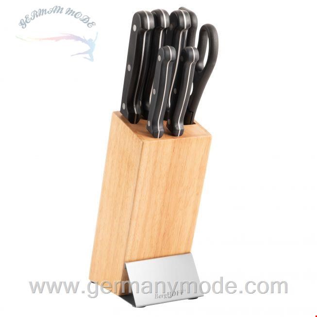 ست چاقو آشپزخانه 7 پارچه برگهف بلژیک Berghoff Messerblock 7-teilig - Essentials