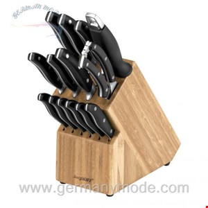 ست چاقو آشپزخانه 15 پارچه برگهف بلژیک Berghoff Messerblock 15-teilig - Essentials